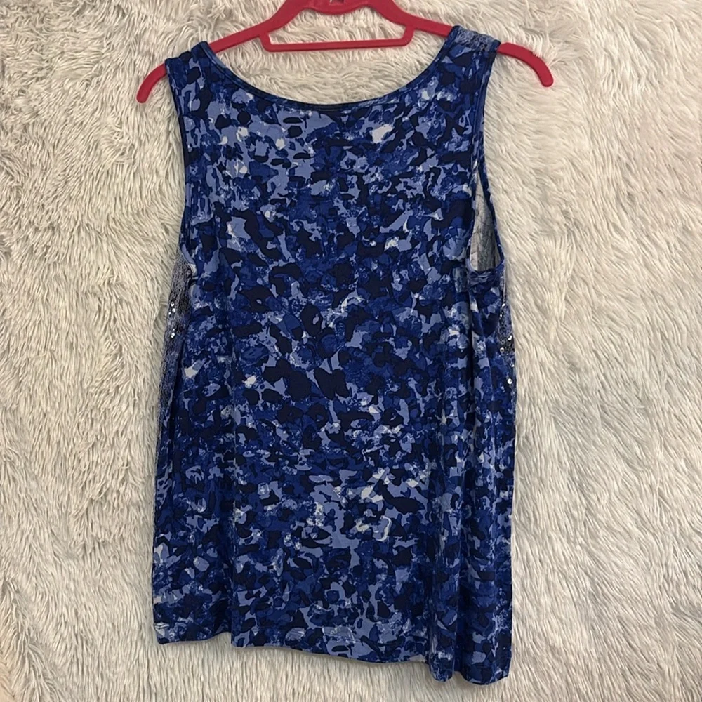 Ruby Rd. Sequined Tank Top size Small - Picture 5 of 5